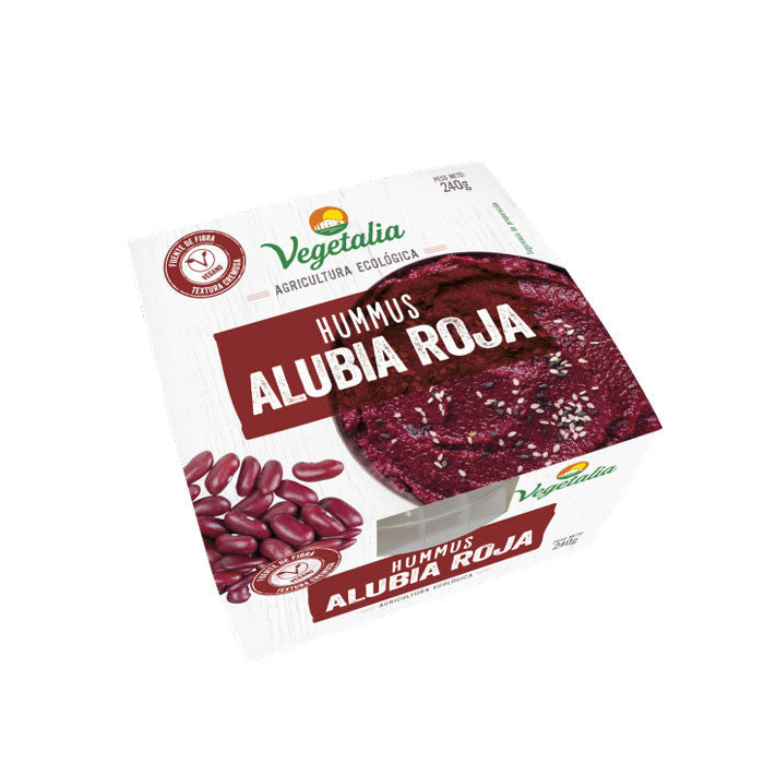 Hummus de alubia roja fresco Bio 240g Vegetalia