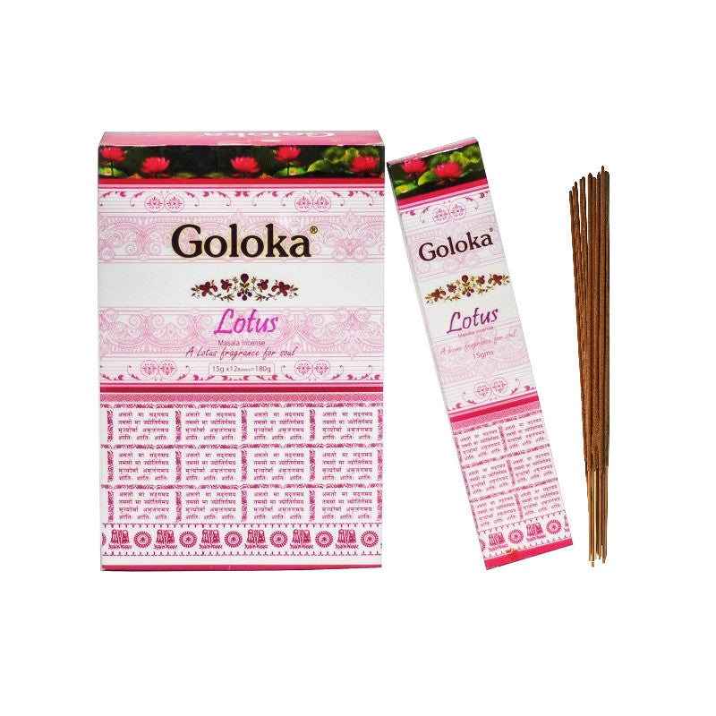 Incienso Goloka Lotus 12x15g Nag Champa