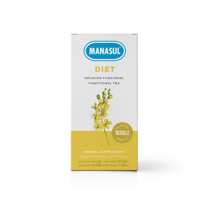 Infusion Diet 25 filtros Manasul