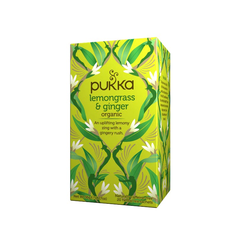 Pukka Jengibre Lemongrass infusion Bio 20 filtros