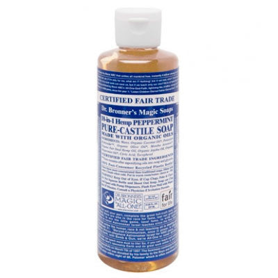 Jabon liquido de menta bio 240 ml Dr. Bronner&