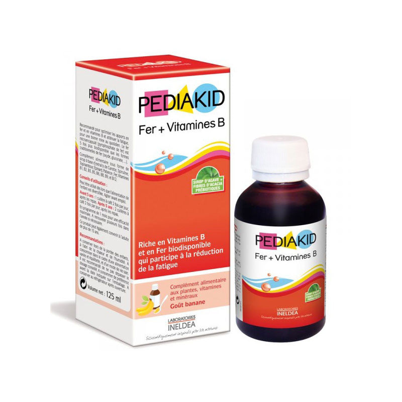 Jarabe hierro + vitaminas 125 ml Pediakid