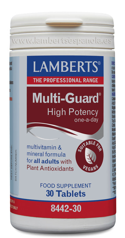 Multi-Guard®, Complejo Multinutriente apto para Veganos  – 30 tabs