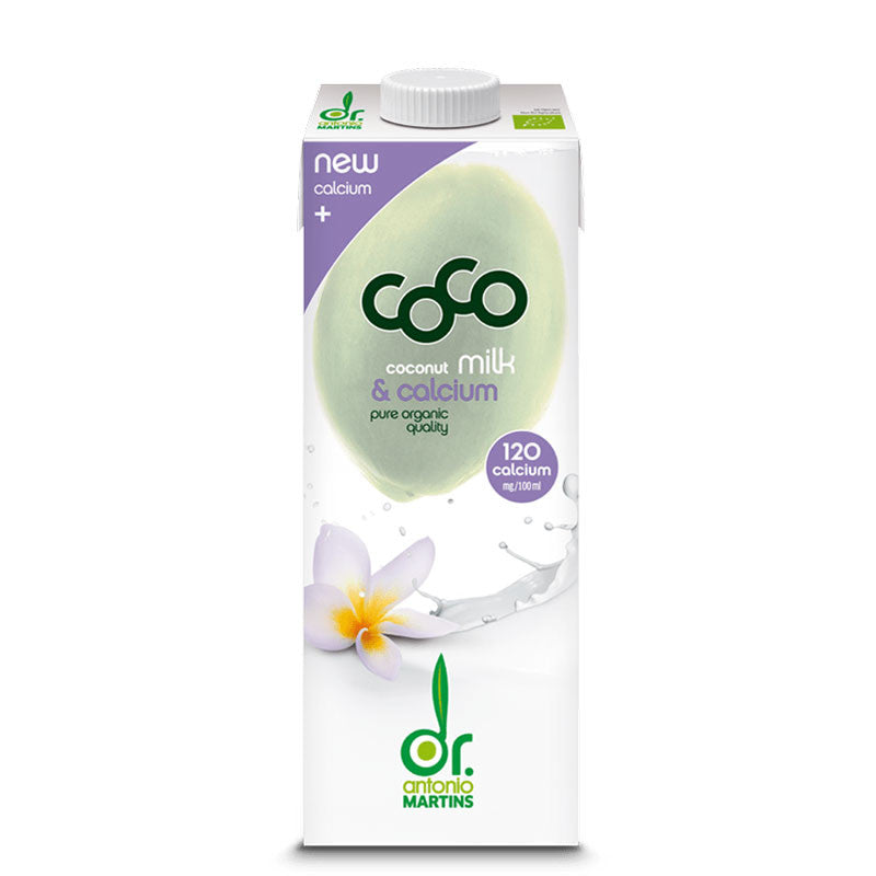 Leche de coco con calcio (coco milk & calcio) bio 1L Dr.Martins