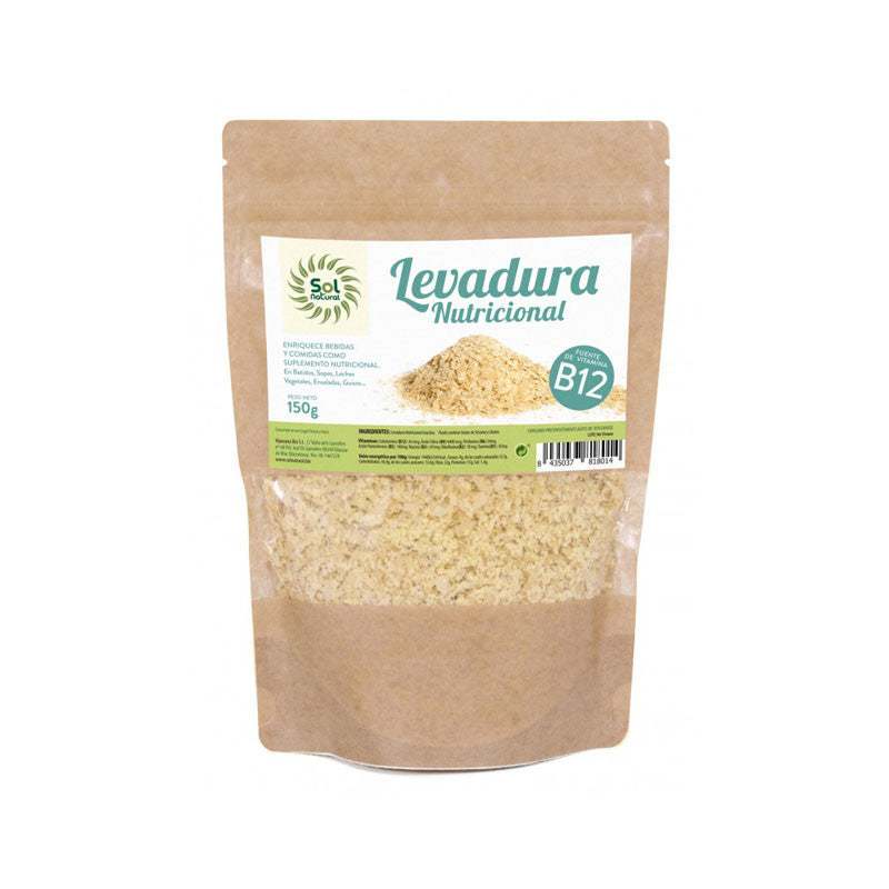 Levadura Nutricional con vit. B 12 150g Sol Natural