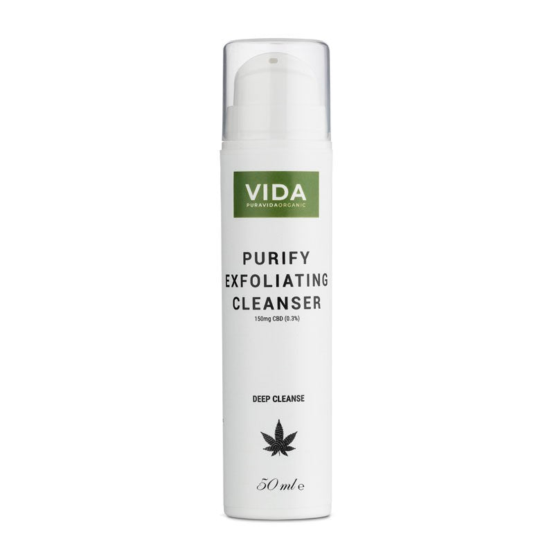 Limpiador Exfoliante Purificante 150mg CBD 50ml Pura Vida