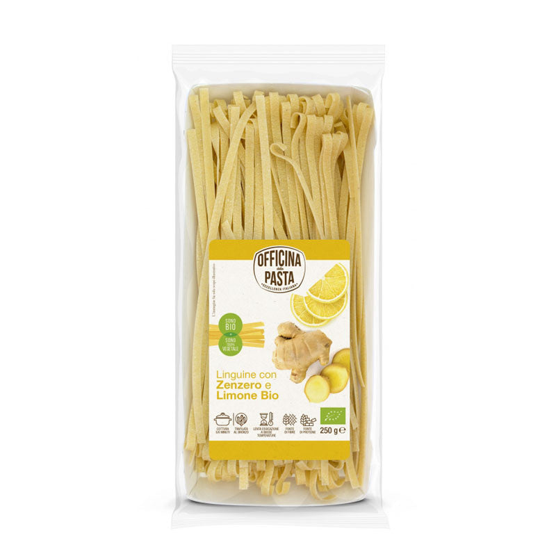 Linguine con jengibre y limón bio 250 gr La Finestra