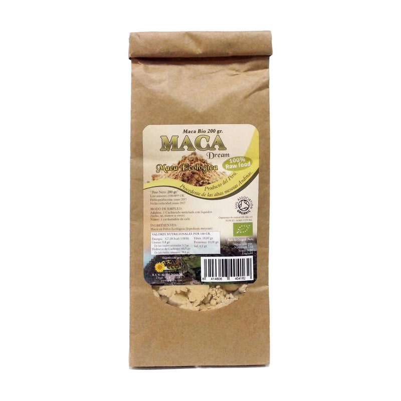 Maca 100% en polvo bio 200 g Dream Foods