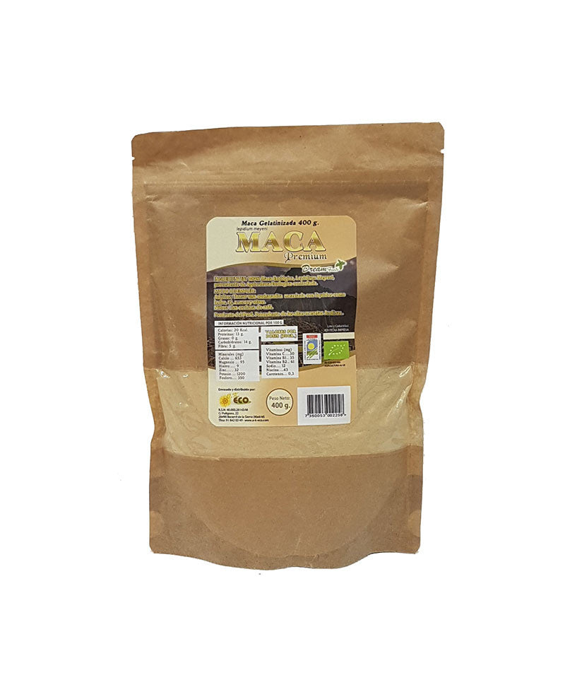 Maca gelatinizada premium polvo 400 g Dream Foods