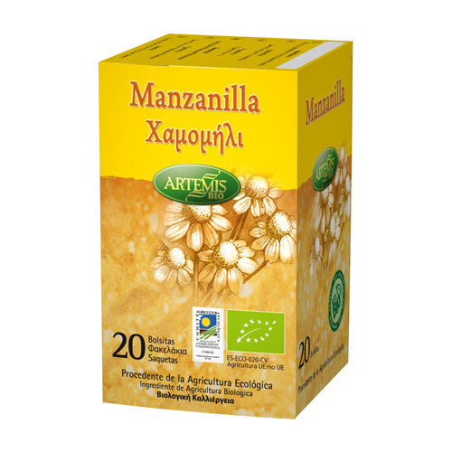 Manzanilla 20 filtros Bio Artemis