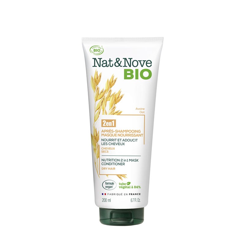 Acondicionador y mascarilla 2en1 Cabellos secos Bio 250ml Nat&Nove