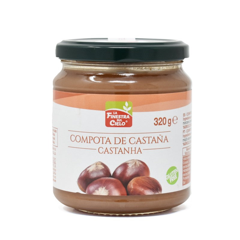 Compota de castaña bio 320g La Finestra