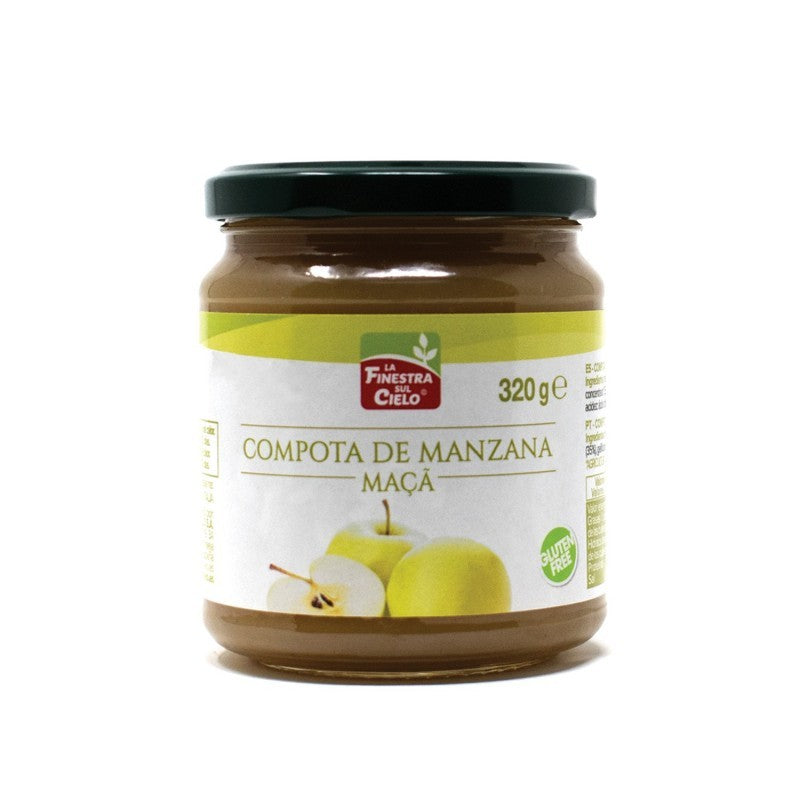 Compota de manzana bio 320g La Finestra