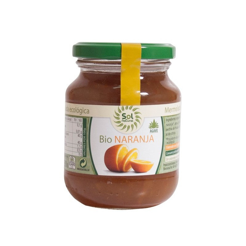 Mermelada de naranja con agave bio 330 g Sol Natural