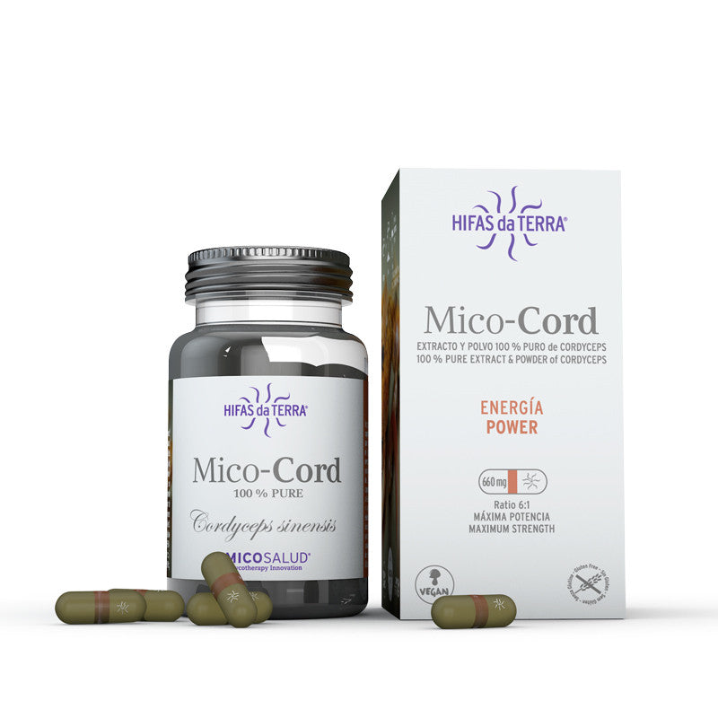 Mico-Cord (Cordiceps) 30 capsulas Hifas da terra