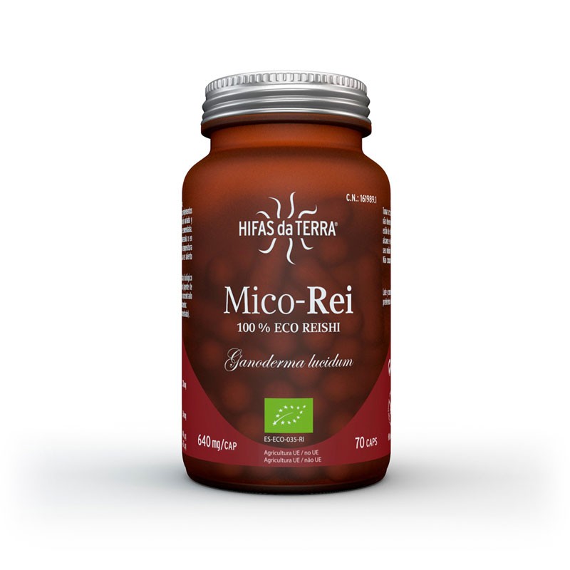 Mico Rei-Reishi 70 capsulas Hifas da terra