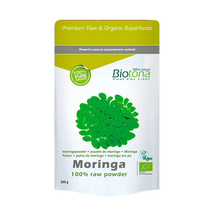 Moringa polvo superfood bio 200g Biotona