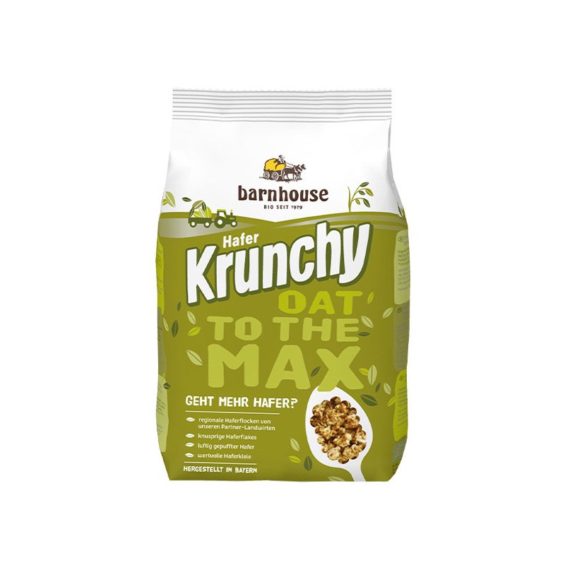 Muesli Krunchy Avena crujiente (oat to the Max) bio 500g Barnhouse