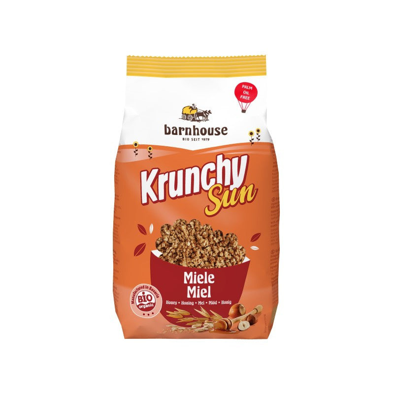 Muesli Krunchy Sun miel Bio 375g Barnhouse