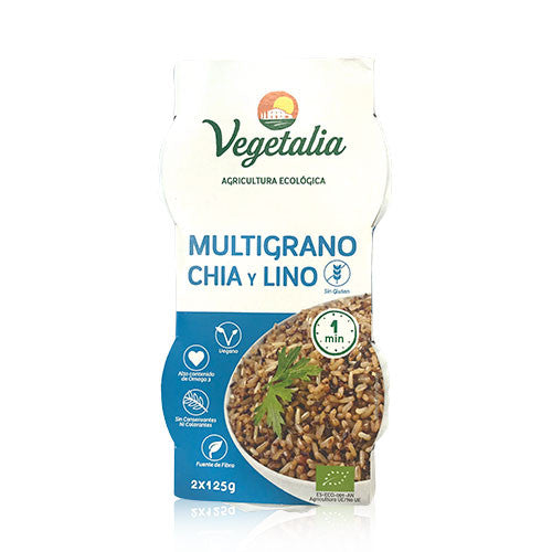 Multigrano Chia y Lino Bio 2x125 g Vegetalia