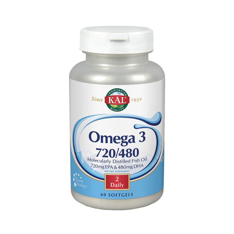 Omega 3 720/480 60 perlas KAL - SOLARAY