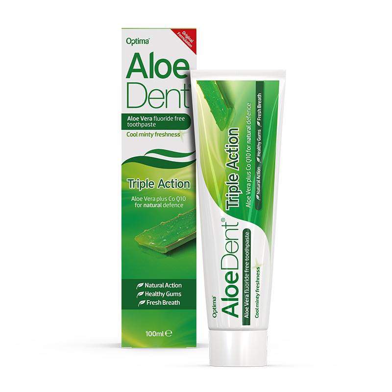 DentÍfrico Triple Accion Aloe y Q10 100ml Aloe Dent