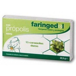 Pastillas de menta 15 unidades Faringedol