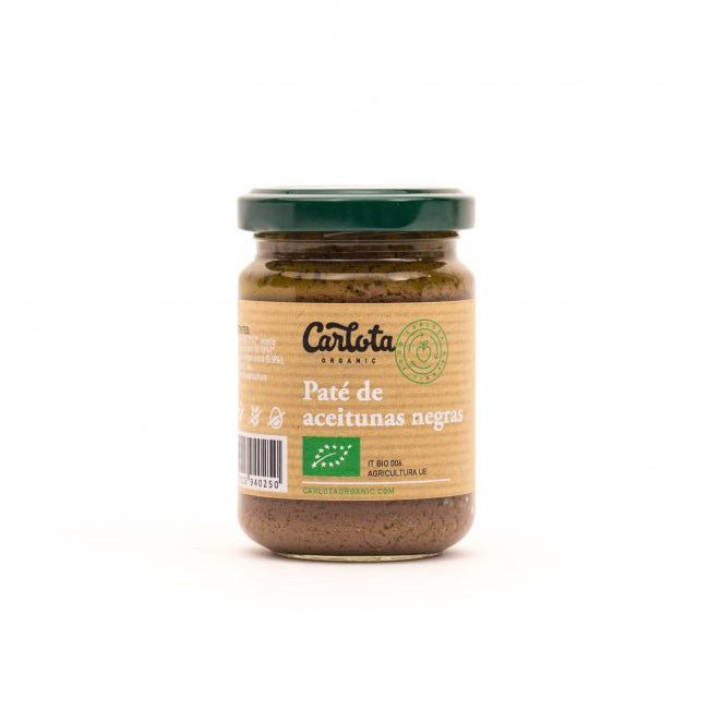 Pate de aceitunas negra 140g Carlota Organic