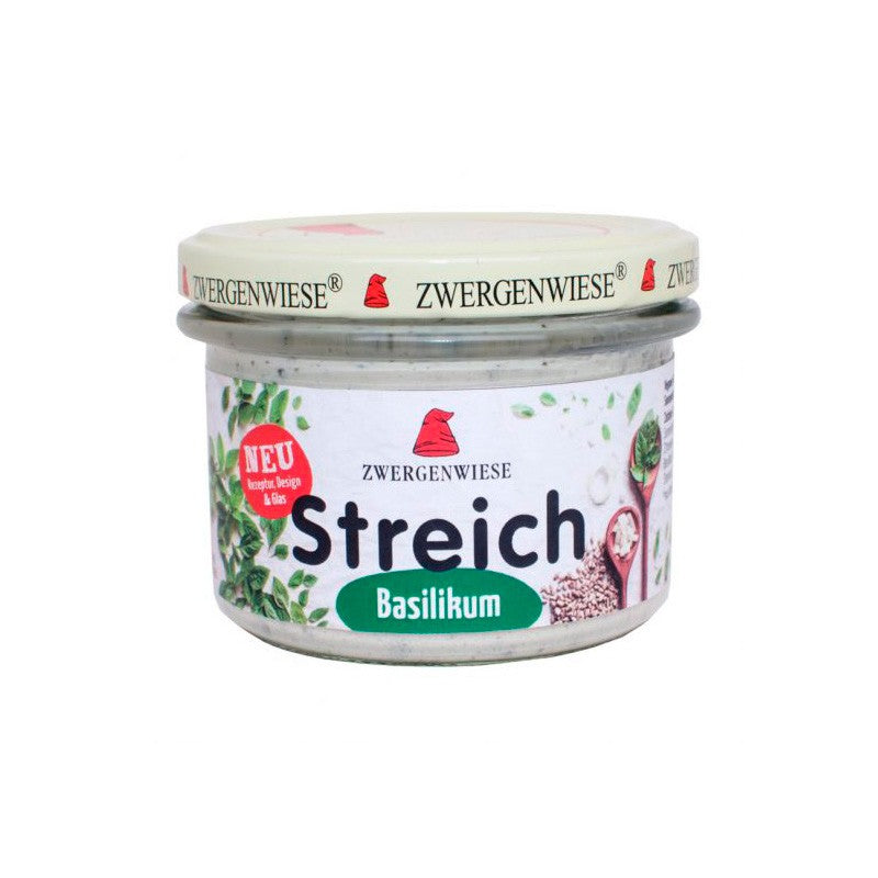 Pate vegetal de albahaca Bio 180g Zwergenwiese