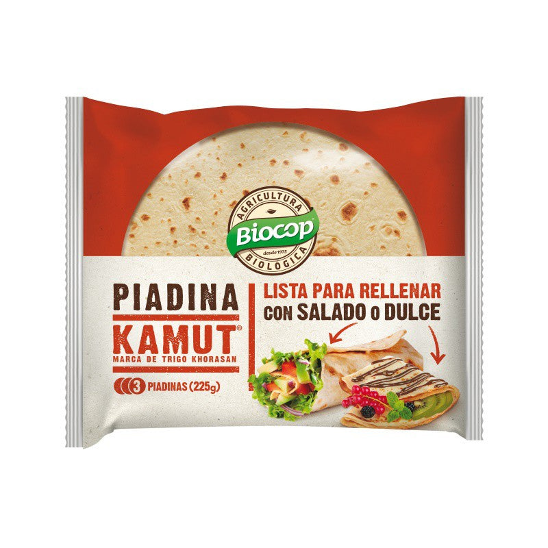 Piadina de Kamut Bio (3x75) 225g Biocop