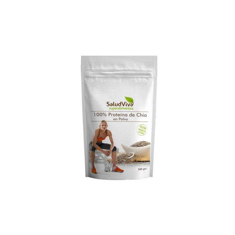 PROTEÍNA DE CHÍA 200 GR. EN POLVO ECO - SALUD VIVA - masquedietasonline.com 