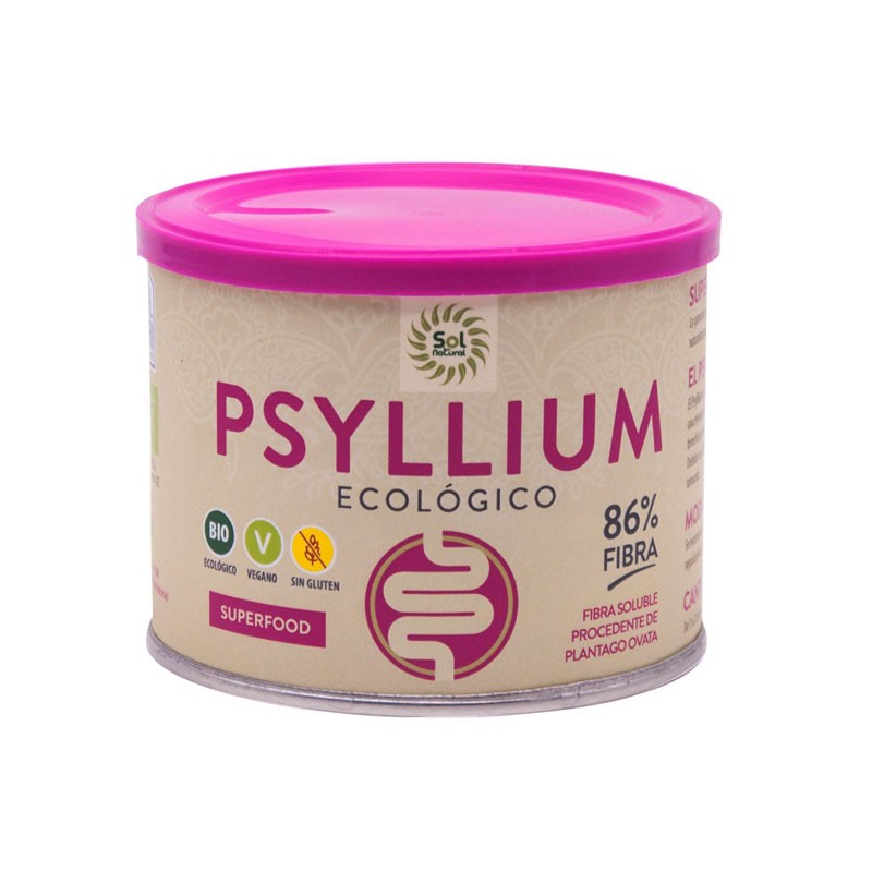 Psyllium en polvo s/gluten Bio 200g Sol Natural