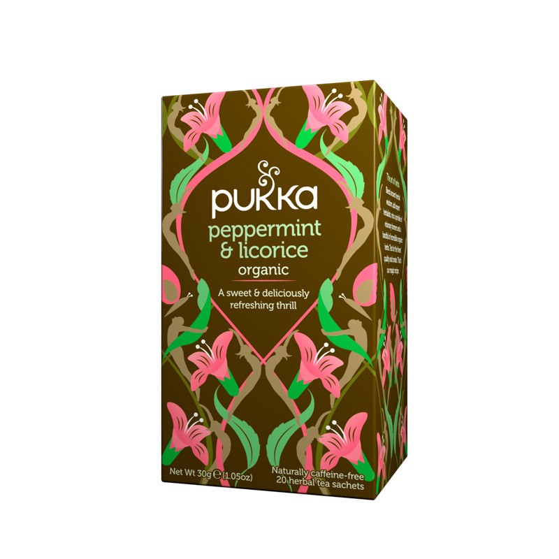 Pukka Regaliz y Menta infusion Bio 20 filtros