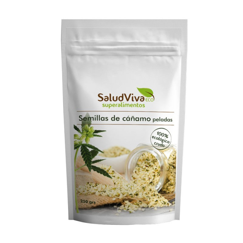 SEMILLAS DE CÁÑAMO PELADAS, 250 GR. - SALUD VIVA - masquedietasonline.com 