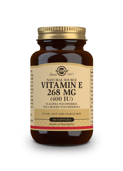 Vitamina E 400 UI (268 mg) - 100 Cápsulas blandas