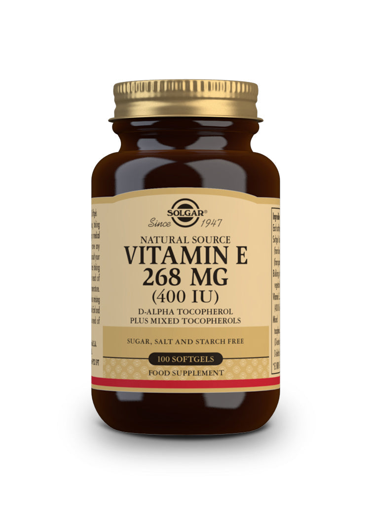 Vitamina E 400 UI (268 mg) - 100 Cápsulas blandas