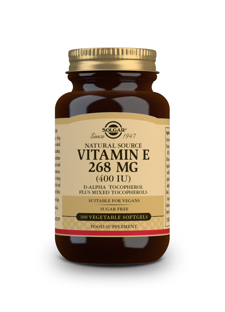 Vitamina E 400 UI (268 mg) - 100 Cápsulas blandas vegetales