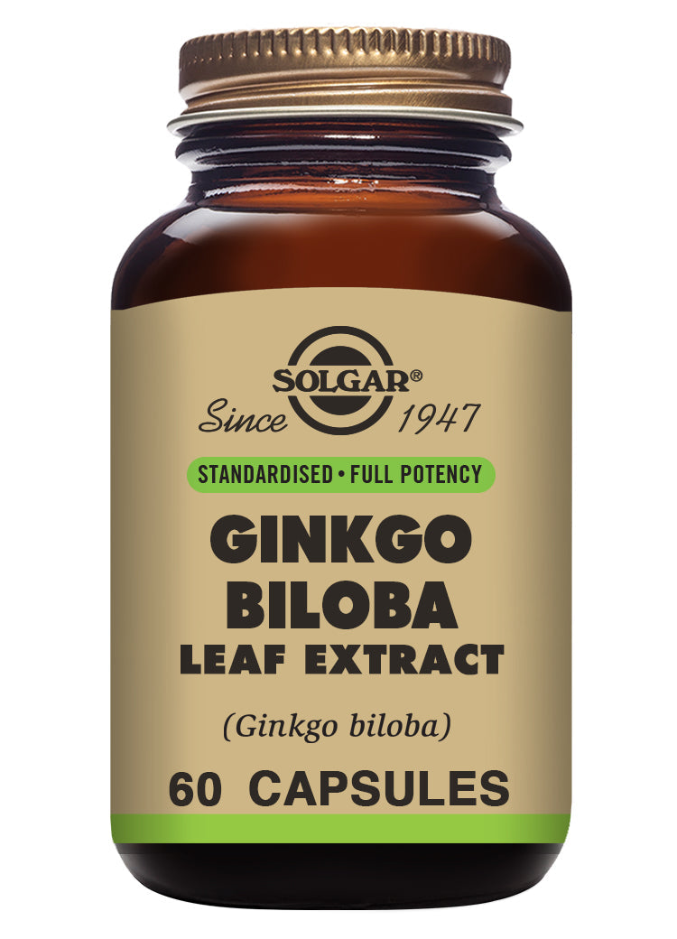 Ginkgo Biloba Extracto de Hoja (Ginkgo biloba) - 60 Cápsulas vegetales