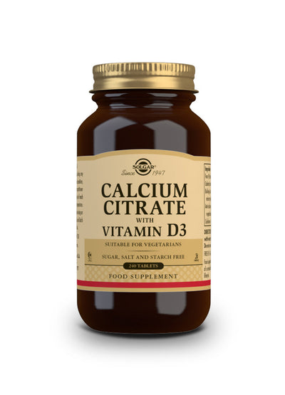 Citrato de Calcio con Vitamina D3 - 240 Comprimidos