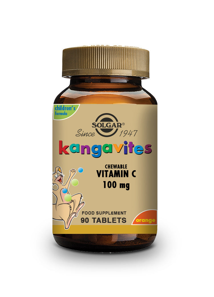 Kangavites Vitamina C Sabor a naranja natural 100 mg - 90 Comprimidos masticables