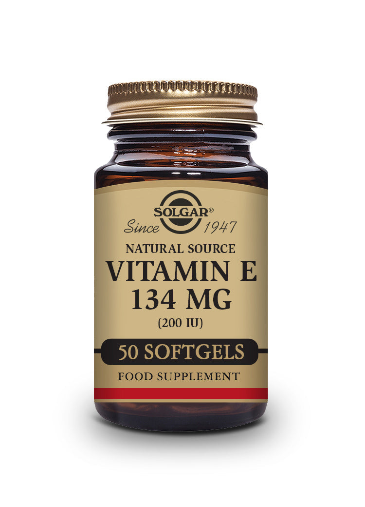 Vitamina E 200 UI (134 mg) - 50 Cápsulas blandas vegetales