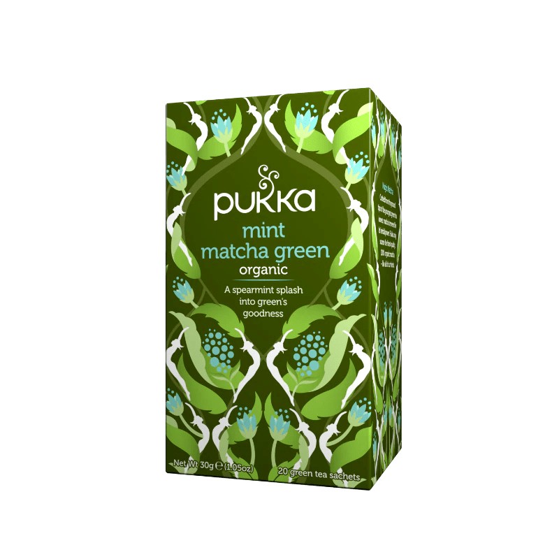 Pukka Te verde matcha y menta Bio 20 filtros