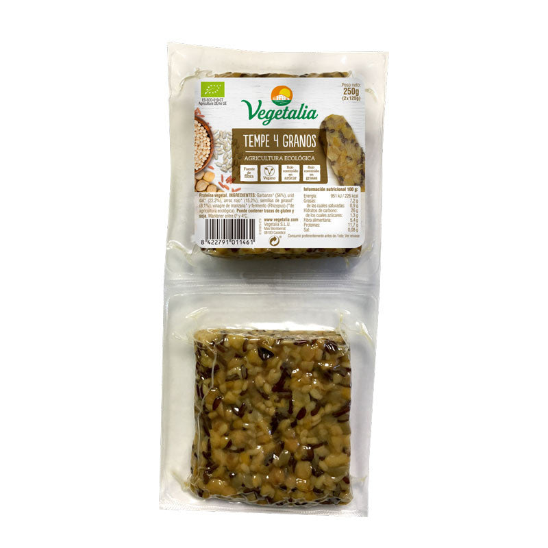 Tempe Fresco 4 Granos Bio 2x125g Vegetalia