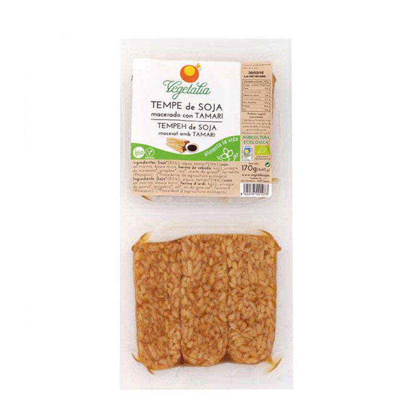 Tempe macerado con tamari bio 2 x 85 g Vegetalia