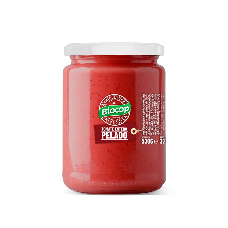 Tomate entero pelado Bio 530g Biocop