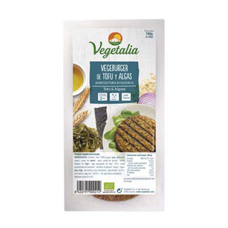 Vegeburguer de tofu y algas bio 160 g Vegetalia