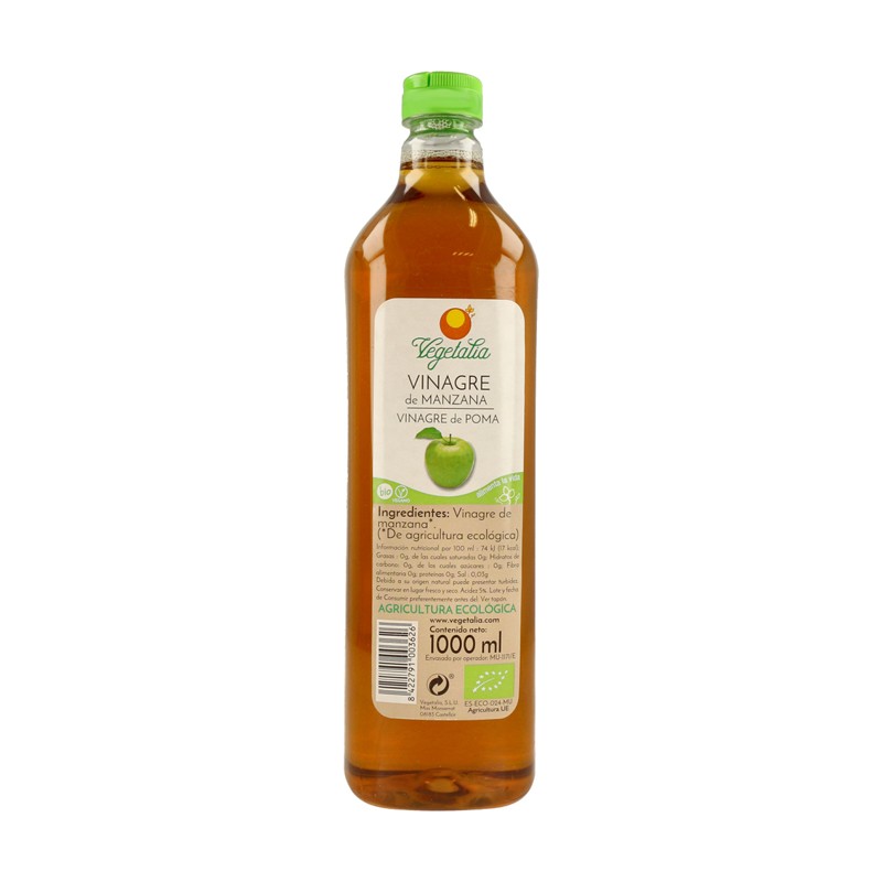 Vinagre de manzana bio 1L Vegetalia