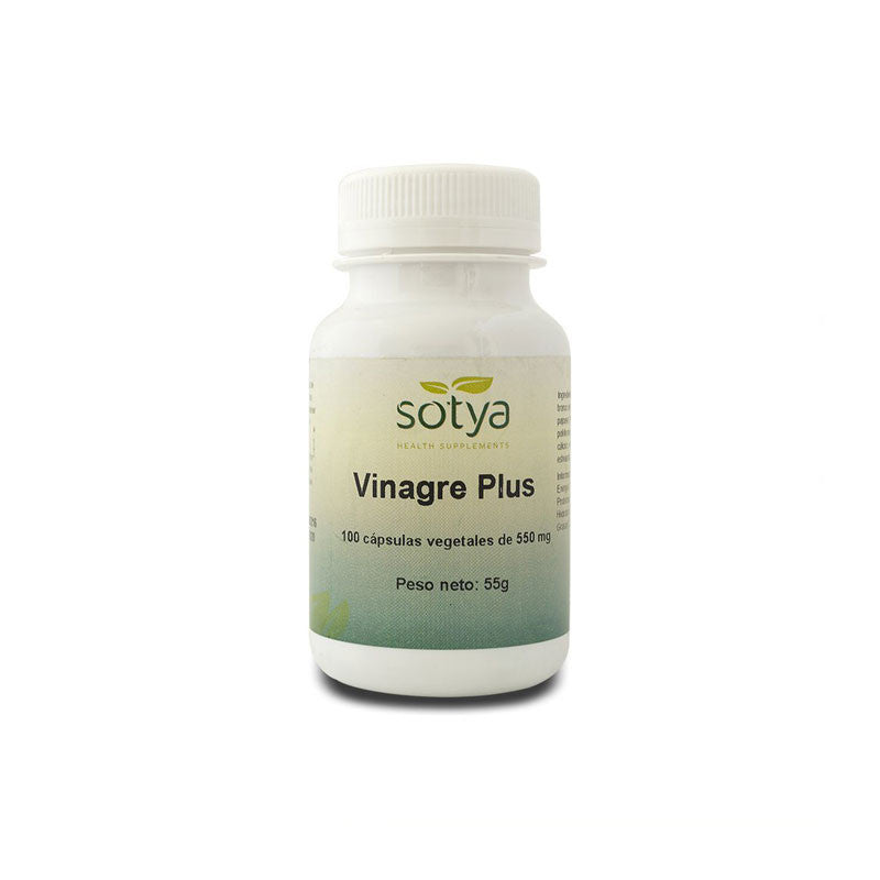 Vinagre de manzana plus 450 mg 100 cápsulas Sotya