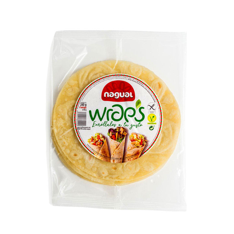 Wraps sin gluten 240g Nagual