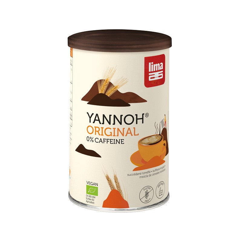 Yannoh instantáneo (cafe de cereales) bio lata 250g Lima